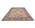 9x12 Gray Blue Aryana Afghan Hand Knotted Veg Dye Wool Area Rug